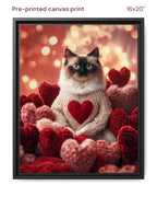 Canvas Print 16x20 Framed Black