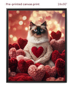 Canvas Print 24x30 Framed Black