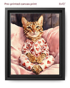 Canvas Print 8x10 Framed Black