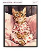 Canvas Print 24x30 Framed Black