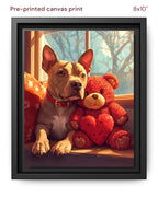 Canvas Print 8x10 Framed Black