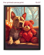 Canvas Print 16x20 Framed Black