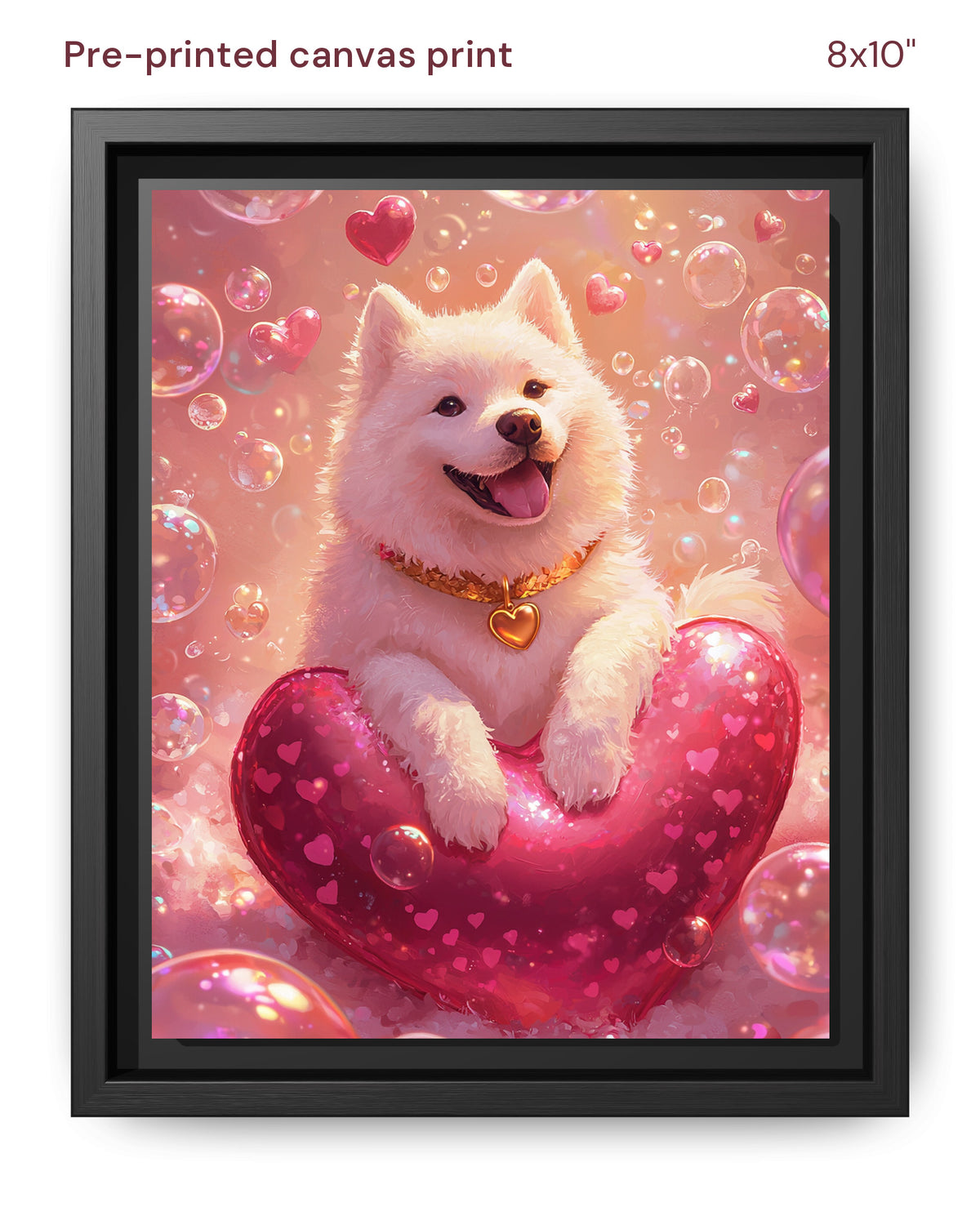 Canvas Print 8x10 Framed Black