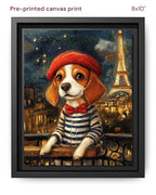Canvas Print 8x10 Framed Black