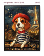 Canvas Print 24x30 Framed Black