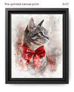Canvas Print 8x10 Framed Black