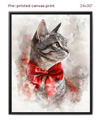 Canvas Print 24x30 Framed Black