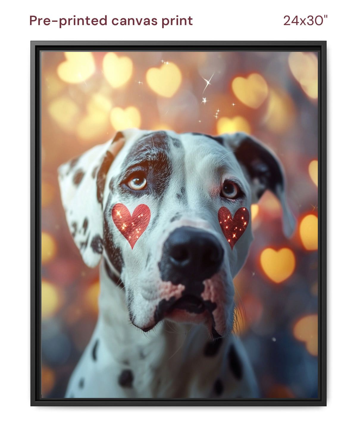 Canvas Print 24x30 Framed Black