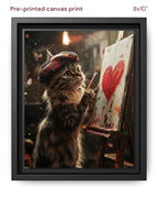 Canvas Print 8x10 Framed Black