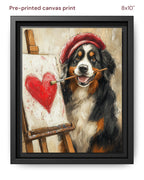 Canvas Print 8x10 Framed Black