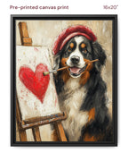 Canvas Print 16x20 Framed Black
