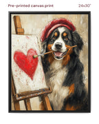 Canvas Print 24x30 Framed Black