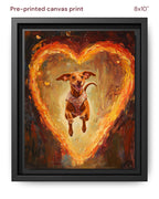 Canvas Print 8x10 Framed Black