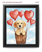 Canvas Print 8x10 Framed Black