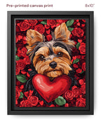 Canvas Print 8x10 Framed Black