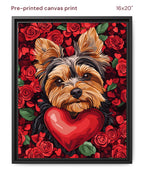 Canvas Print 16x20 Framed Black