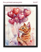 Canvas Print 16x20 Framed Black