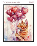 Canvas Print 24x30 Framed Black