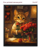 Canvas Print 24x30 Framed Black