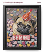Canvas Print 8x10 Framed Black
