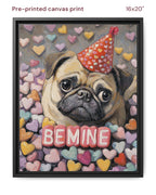Canvas Print 16x20 Framed Black