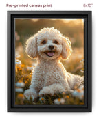 Canvas Print 8x10 Framed Black