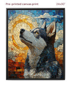 Canvas Print 24x30 Framed Black