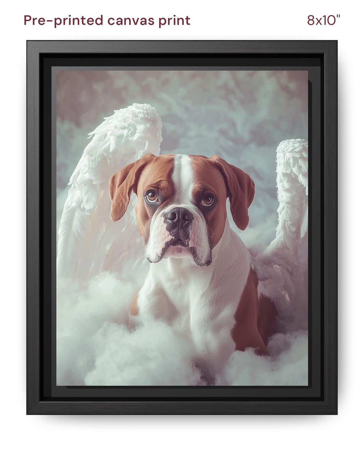 Canvas Print 8x10 Framed Black