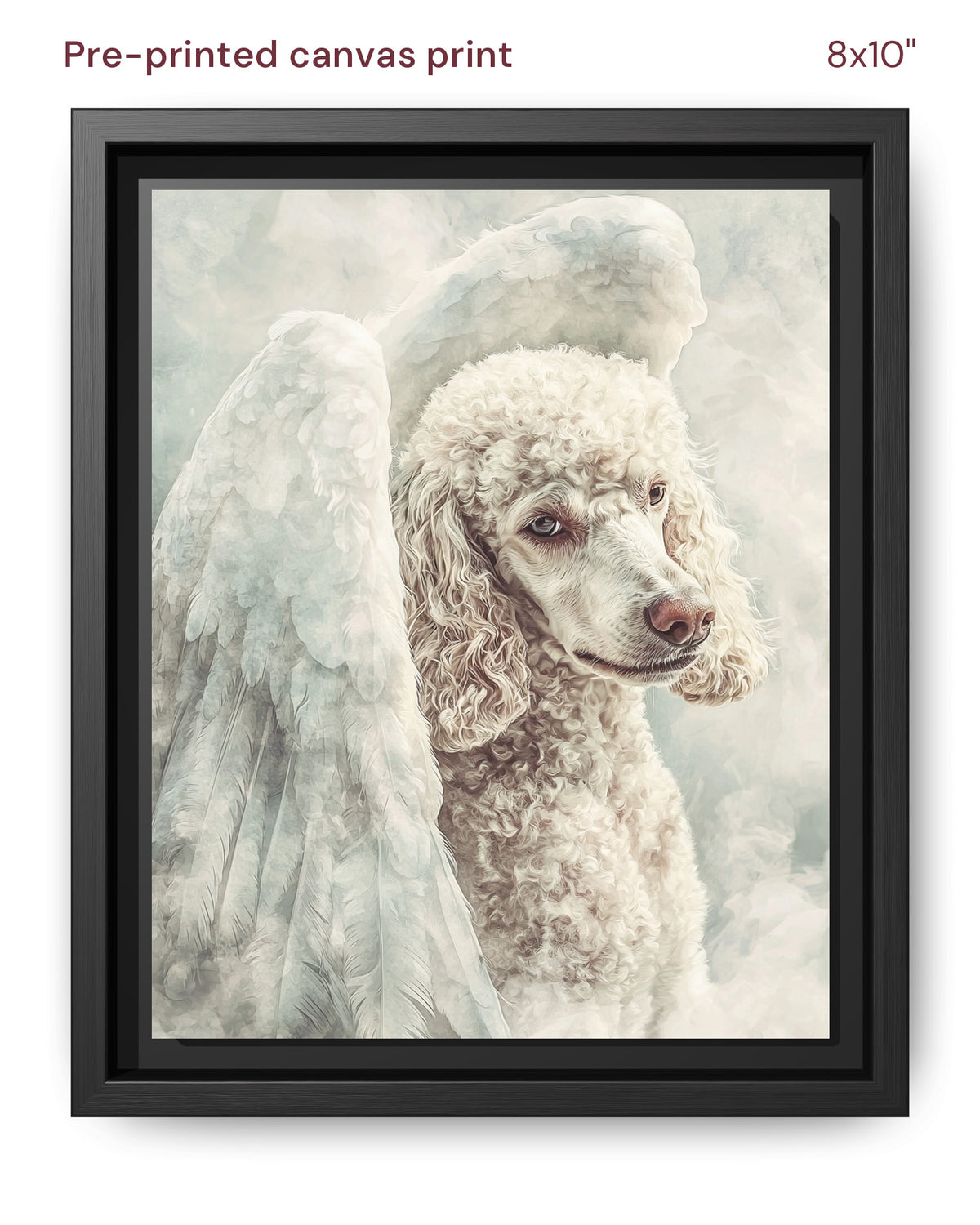 Canvas Print 8x10 Framed Black