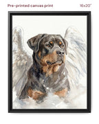 Canvas Print 16x20 Framed Black