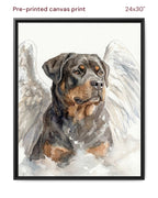 Canvas Print 24x30 Framed Black