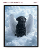Canvas Print 24x30 Framed Black