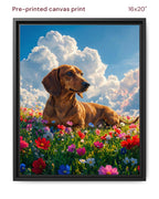 Canvas Print 16x20 Framed Black