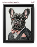 Canvas Print 8x10 Framed Black