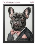 Canvas Print 16x20 Framed Black
