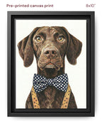 Canvas Print 8x10 Framed Black