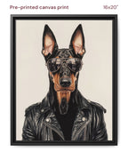 Canvas Print 16x20 Framed Black