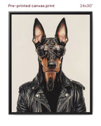 Canvas Print 24x30 Framed Black