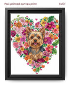 Canvas Print 8x10 Framed Black