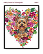 Canvas Print 24x30 Framed Black