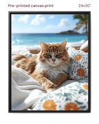 Canvas Print 24x30 Framed Black