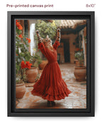 Canvas Print 8x10 Framed Black