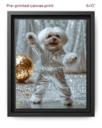 Canvas Print 8x10 Framed Black