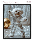 Canvas Print 24x30 Framed Black