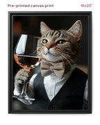 Canvas Print 16x20 Framed Black