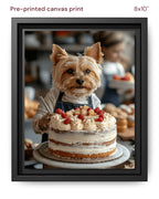 Canvas Print 8x10 Framed Black