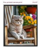 Canvas Print 24x30 Framed Black