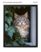 Canvas Print 16x20 Framed Black