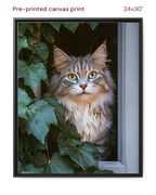 Canvas Print 24x30 Framed Black