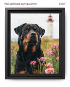 Canvas Print 8x10 Framed Black